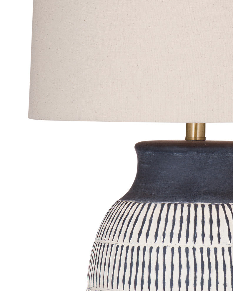 Marrengo Table Lamp - Blue/White