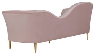 Plato Blush Velvet Sofa