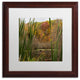 ''Autumn Marsh'' Matted Framed Canvas Art by Kurt Shaffer