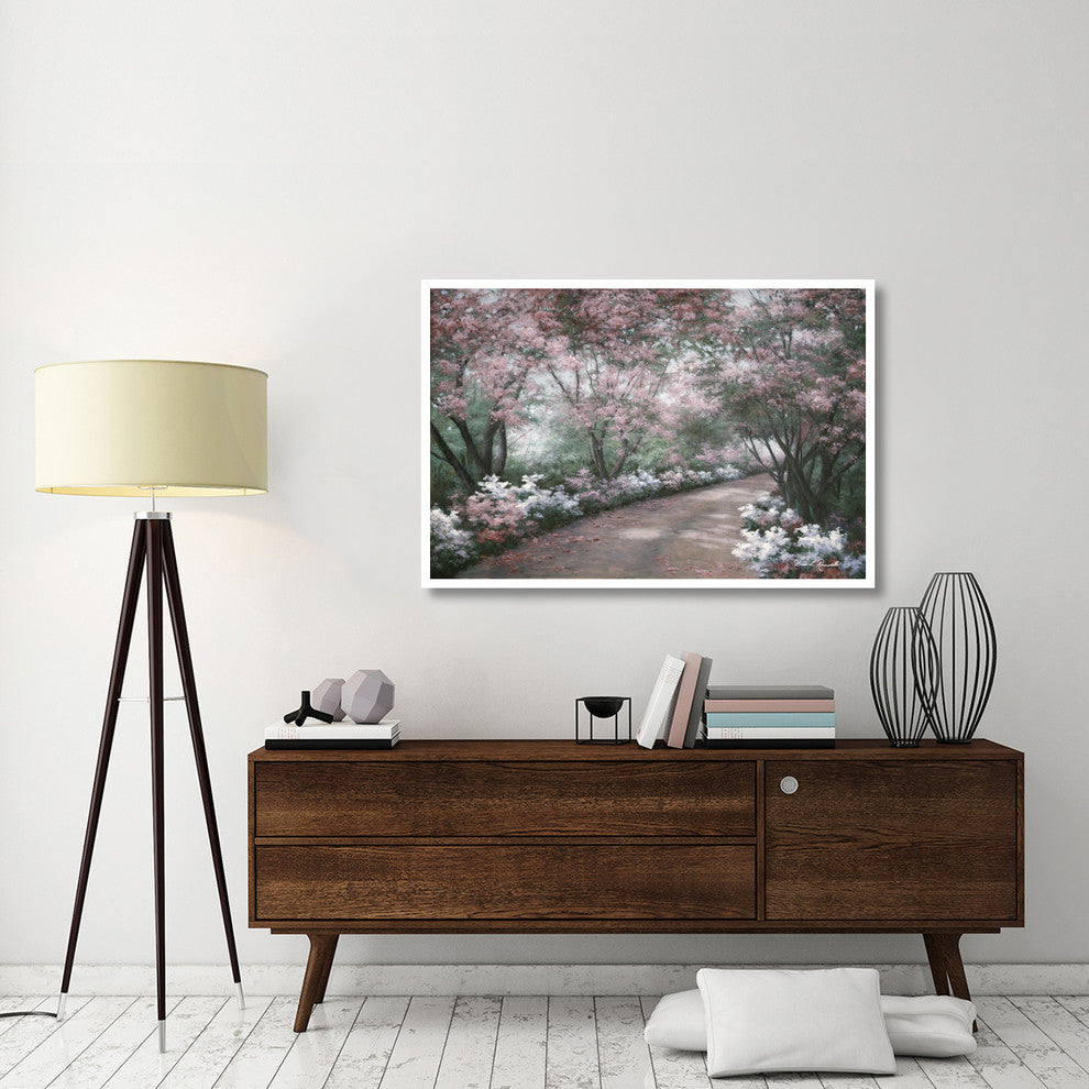 "Azalea Walk" Digital Paper Print by Diane Romanello, 50"x34"