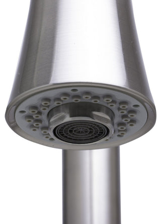 AB2034-BSS Solid Brushed Stainless Steel Pull Down Single Hole Kitchen Faucet
