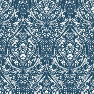 Bohemian Damask Peel and Stick Wallpaper, 4 Rolls
