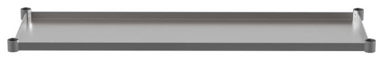 Galvanized Under Shelf for Prep and Work Tables, Stainless Steel, 24" X 60"