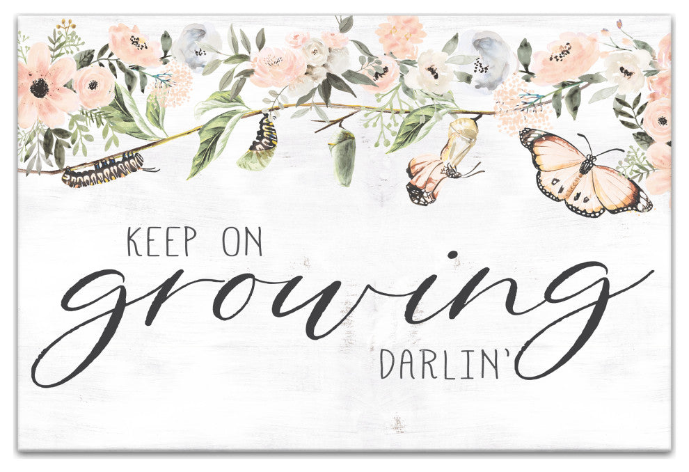 Keep on Growing Darlin 20"x30" Canvas Wall Art