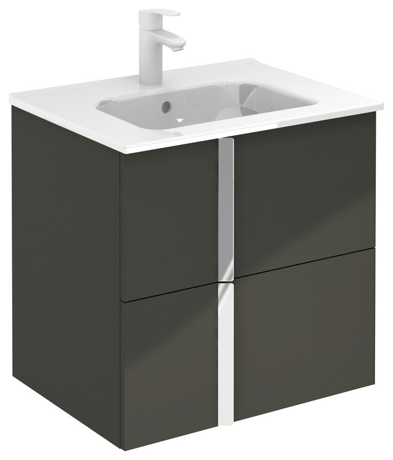 Unit 24" Onix 2 DR Anthracite With Basin
