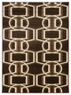 Linon Roma Bridle Power Loomed Polypropylene 8'x10' Rug in Brown
