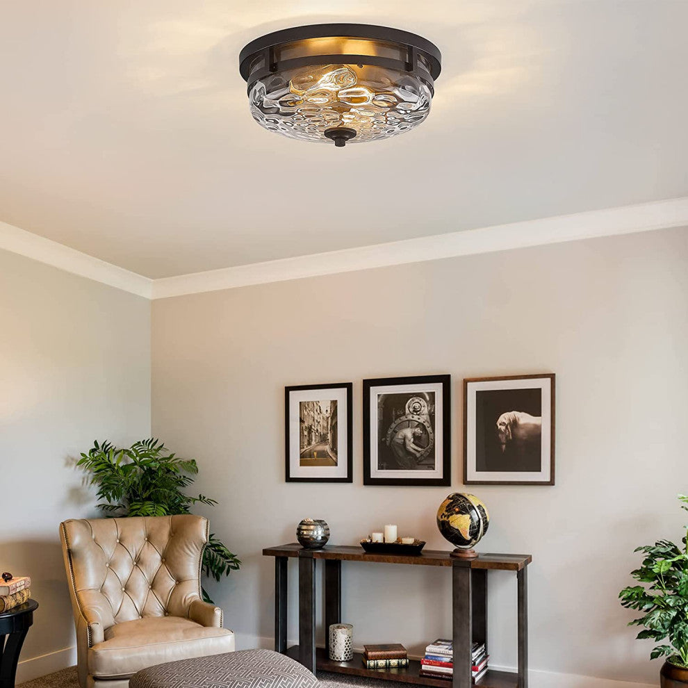 2 Light Ceiling Lighting Fixture, Farmhouse