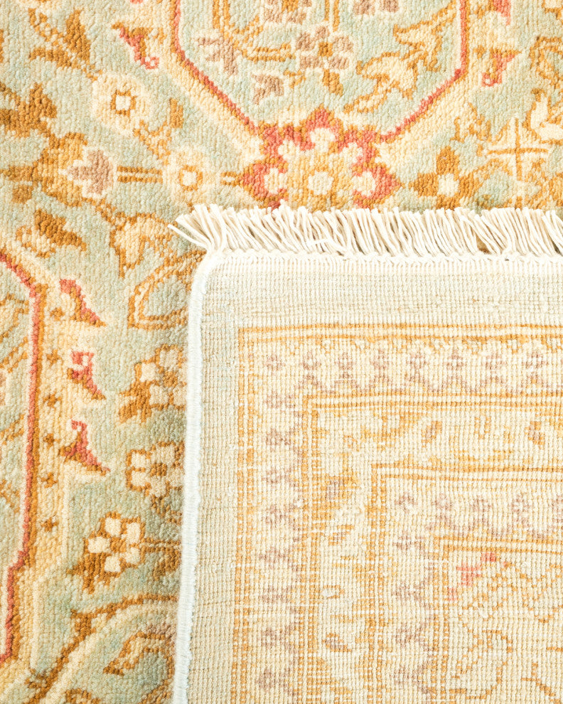 Mogul, One-of-a-Kind Hand-Knotted Area Rug Light Blue, 6'1"x9'1"