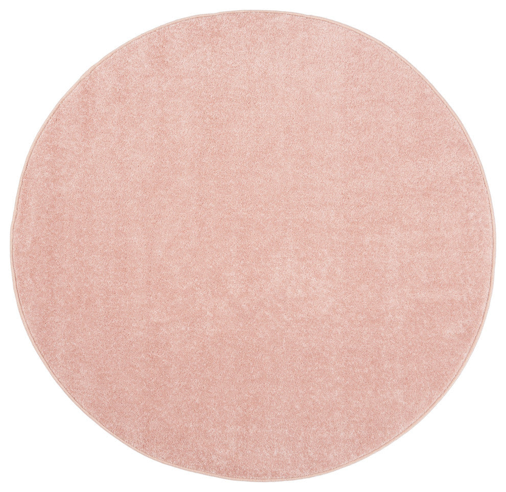 Nourison Essentials 4' x Round Pink Outdoor Area Rug