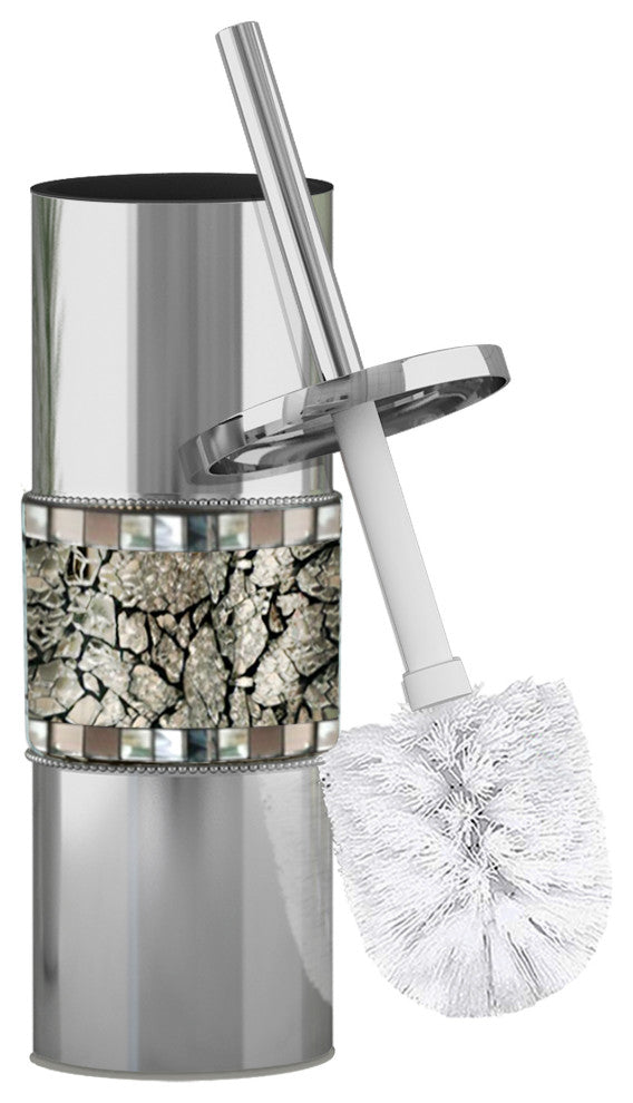 nu steel Iceberg Ice Toilet Brush Holder