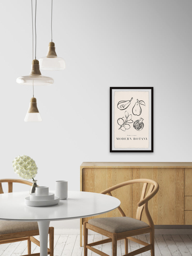 "Modern Botany" Framed Painting Print, 30x45