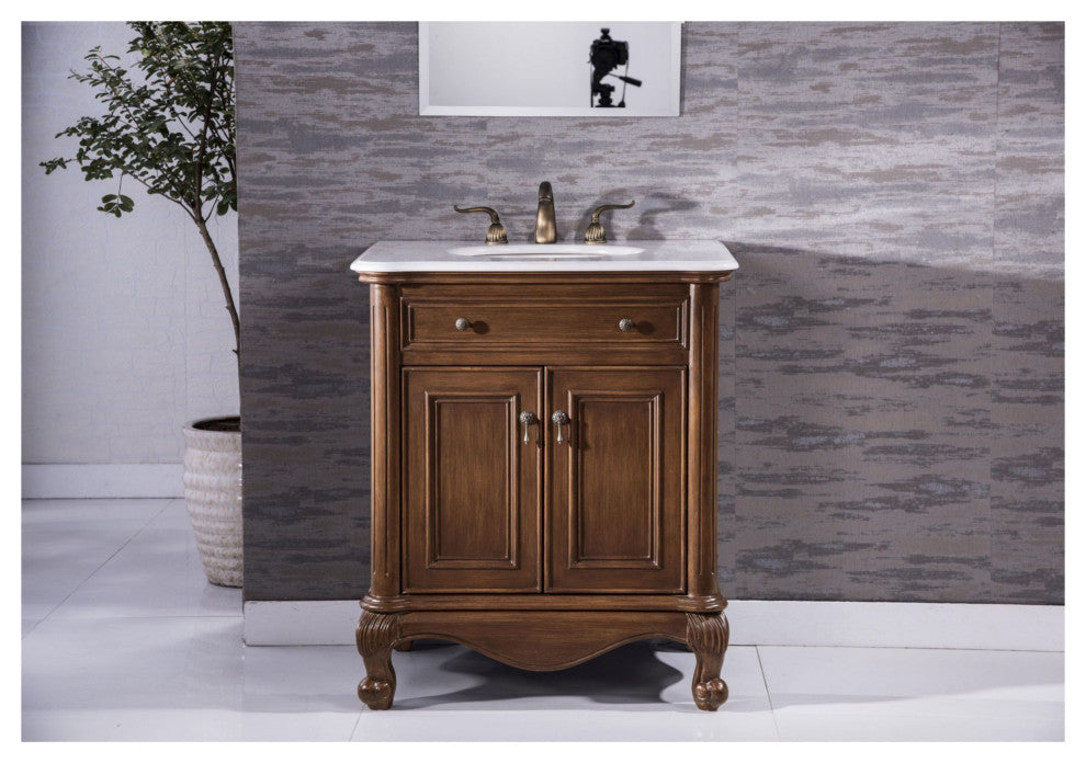 Elegant Lighting VF-1032-VW Berkshire 30" - Brown