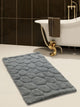Bath Rug Cotton, GSF 200, Pattern Pebbles, Grey, 34"x21"