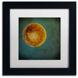 'Moon on Blue' Matted Framed Canvas Art by Nicole Dietz
