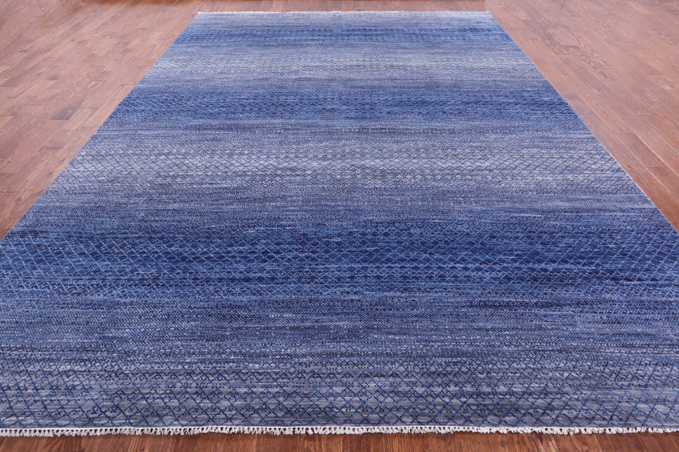 10' 0" X 14' 0" Hand-Knotted Savannah Grass Wool Rug - Q13184