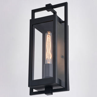 Sheridan 7" Outdoor Wall Light Matte Black