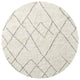 Ahgly Company Indoor Round Mid-Century Modern Area Rugs, 7' Round