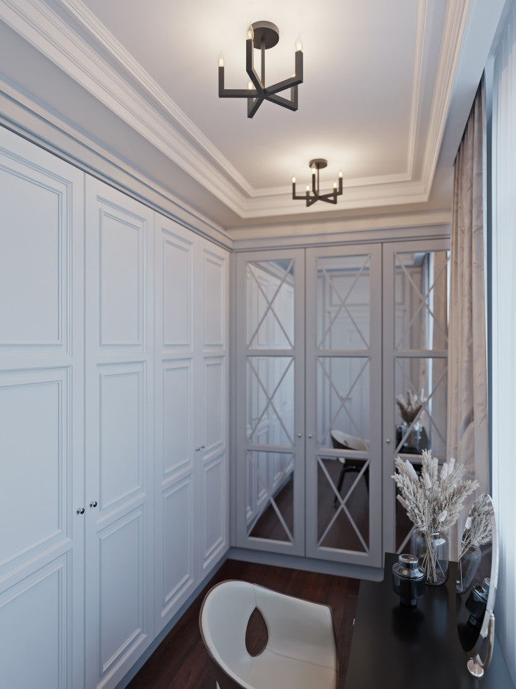 Grace 5 Light Semi-Flush