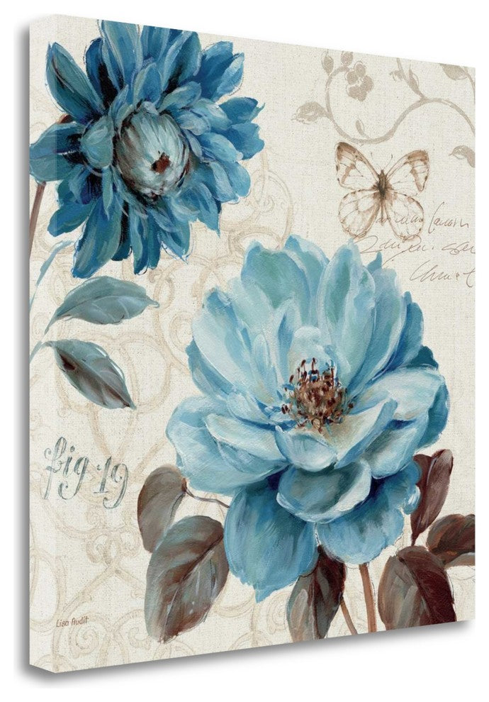 "A Blue Note III" By Lisa Audit, Giclee Print on Gallery Wrap Canvas