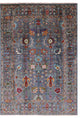 5' 5" X 7' 9" Persian Tabriz Hand Knotted Wool Rug - Q12175