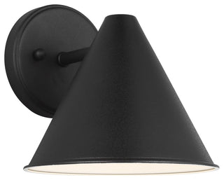 Crittenden Small 1-Light Outdoor Wall Lantern, Black