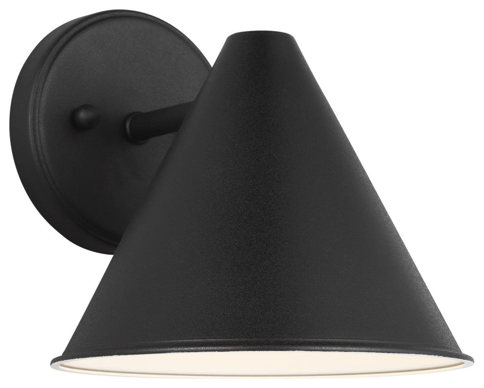 Crittenden Small 1-Light Outdoor Wall Lantern, Black