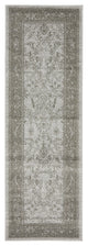 Unique Loom Light Gray La Jolla Floral 2' 0 x 6' 0 Runner Rug