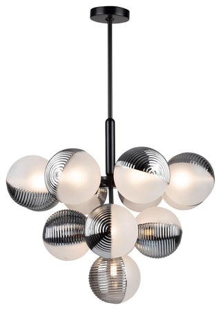 Bolla - 13-Light Chandelier - Black