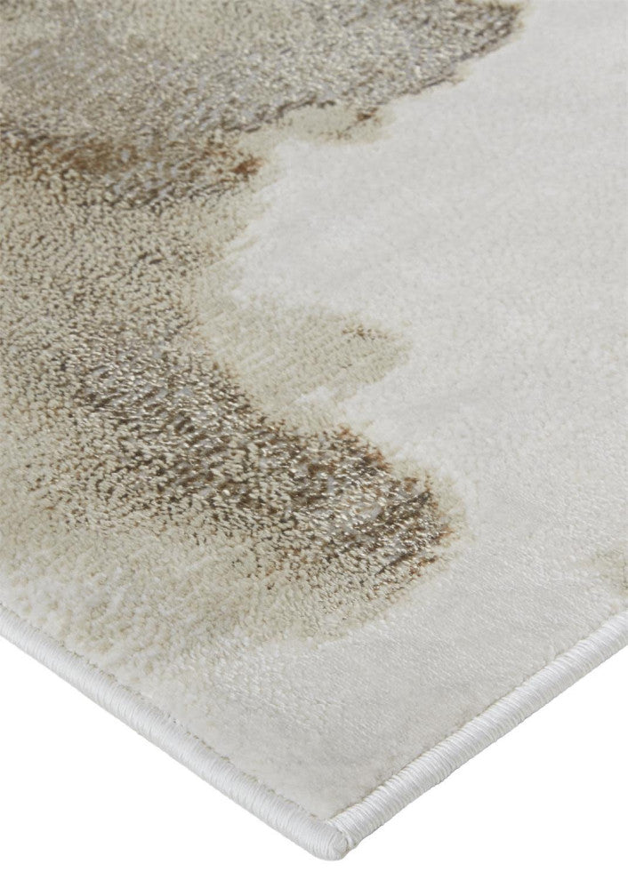 Tripoli R3727 Modern/Casual/Global Area Rug, Beige/Gold, 12'x18'