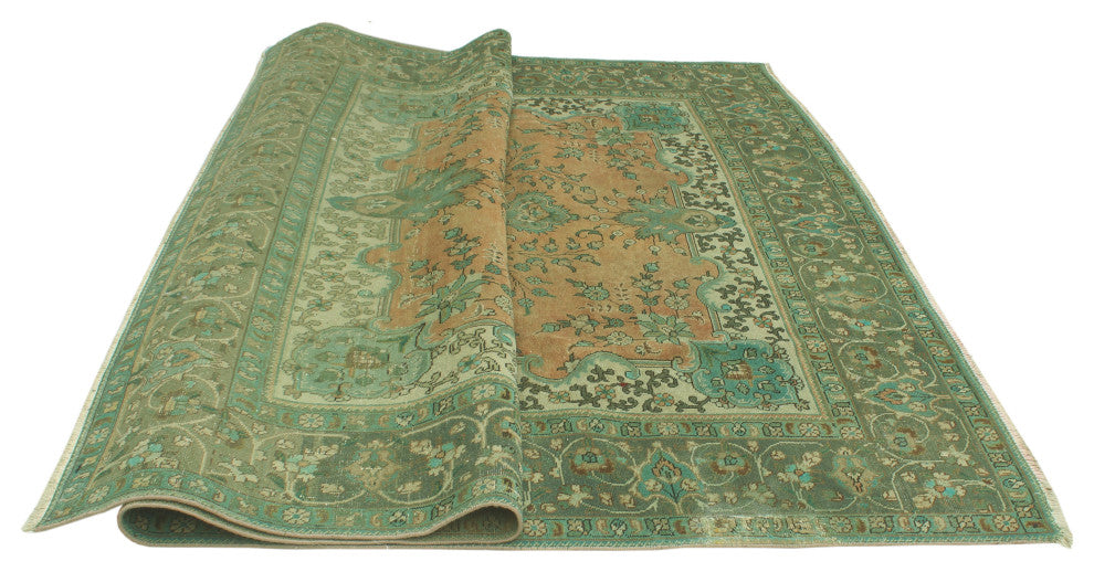 Fine Vintage Distressed Cordero Rust Rug