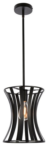 Leah 1-Light Pendant, Black
