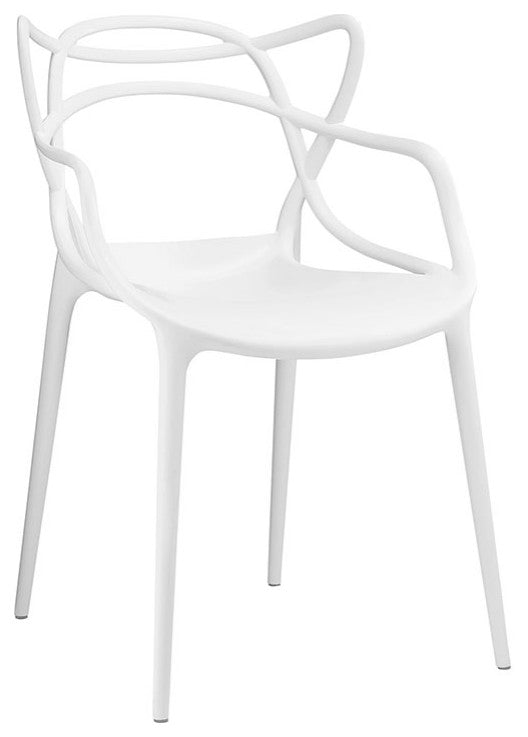 Master Chair, Set of 2, White