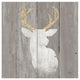 "Precious Antlers II on Gray Wood" Paper Print by Wellington Studio, 42"x42"