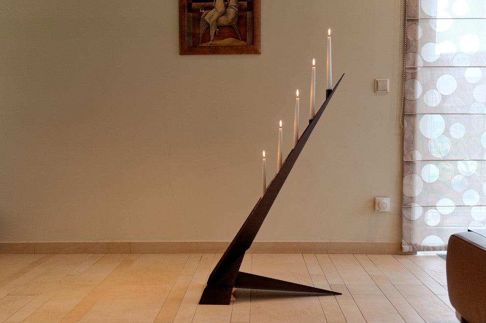 Smilte Contemporary Design Floor-Standing Candleholder