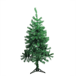 4'x25" Mixed Green Pine Medium Artificial Christmas Tree,  Unlit