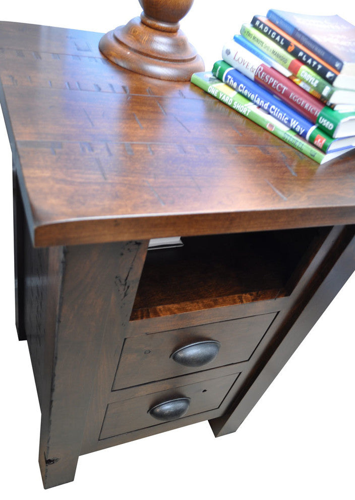 Rustic Farmhouse Bedside Table