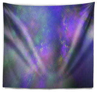 Perfect Purple Starry Sky Abstract Wall Tapestry, 39"x32"