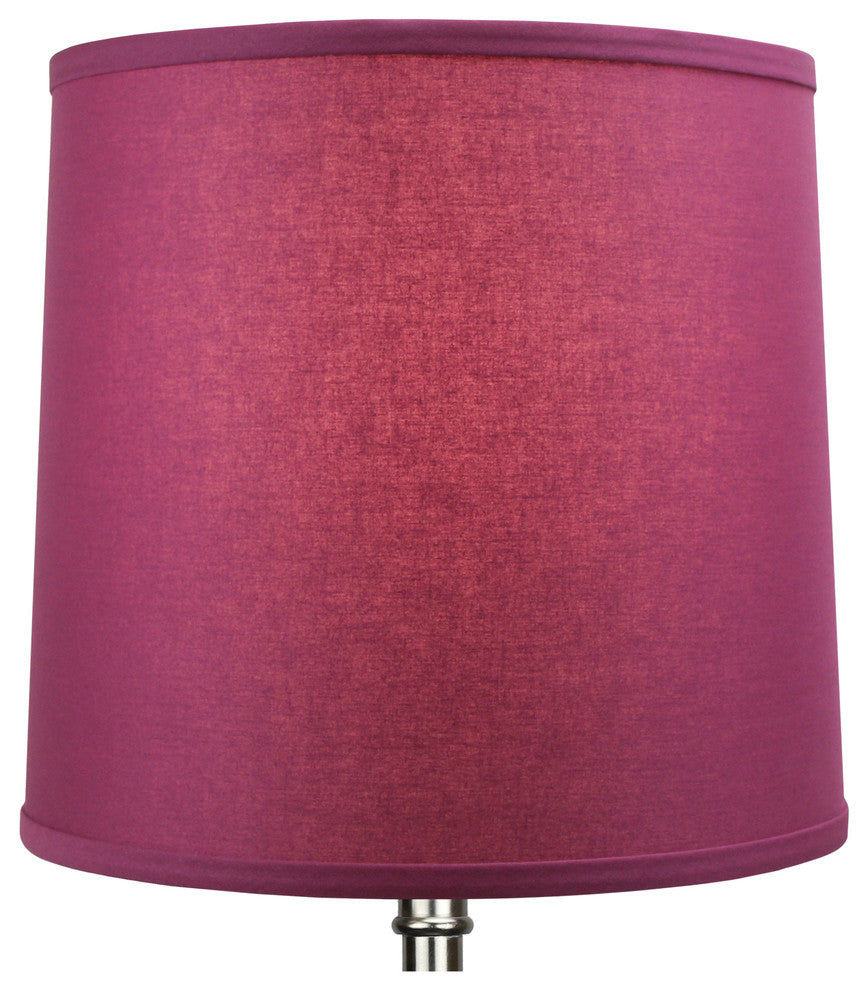 Fenchel Shades, 12"x13"x12" Spider Attachment Drum Lamp Shade, Linen