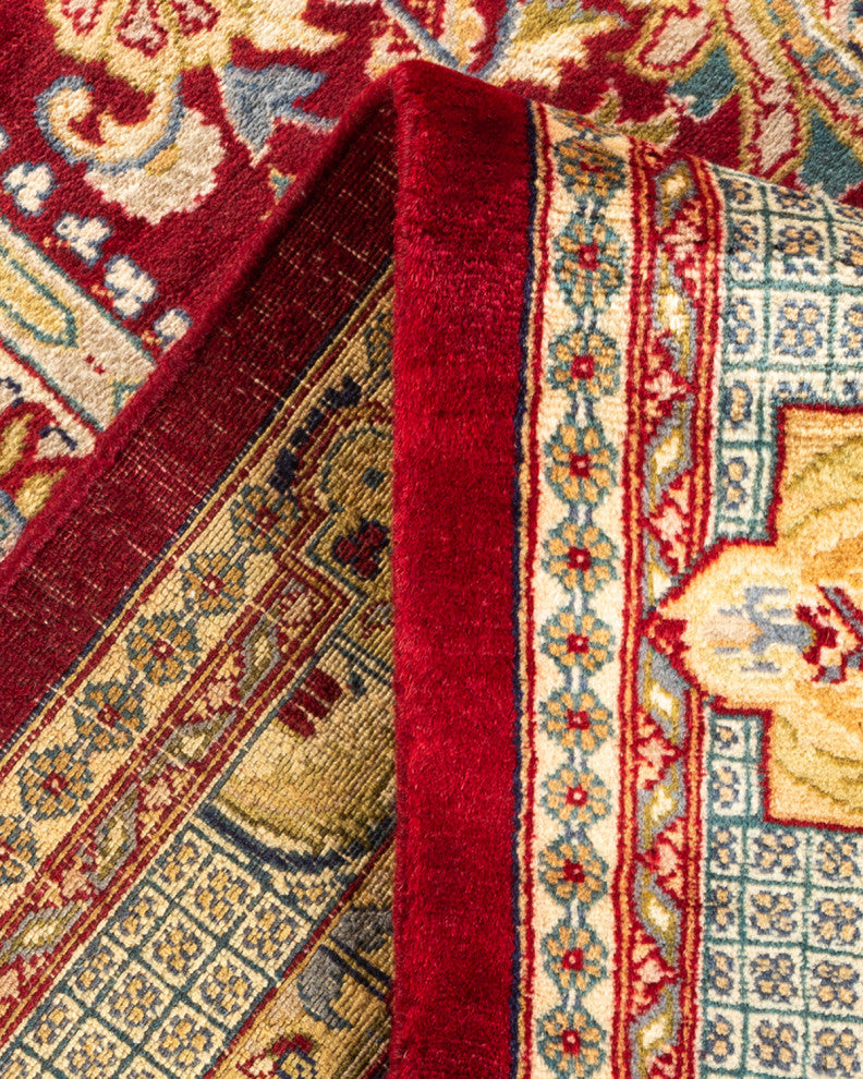 Mogul, One-of-a-Kind Hand-Knotted Area Rug Red, 9'' 1" x 12'' 4"