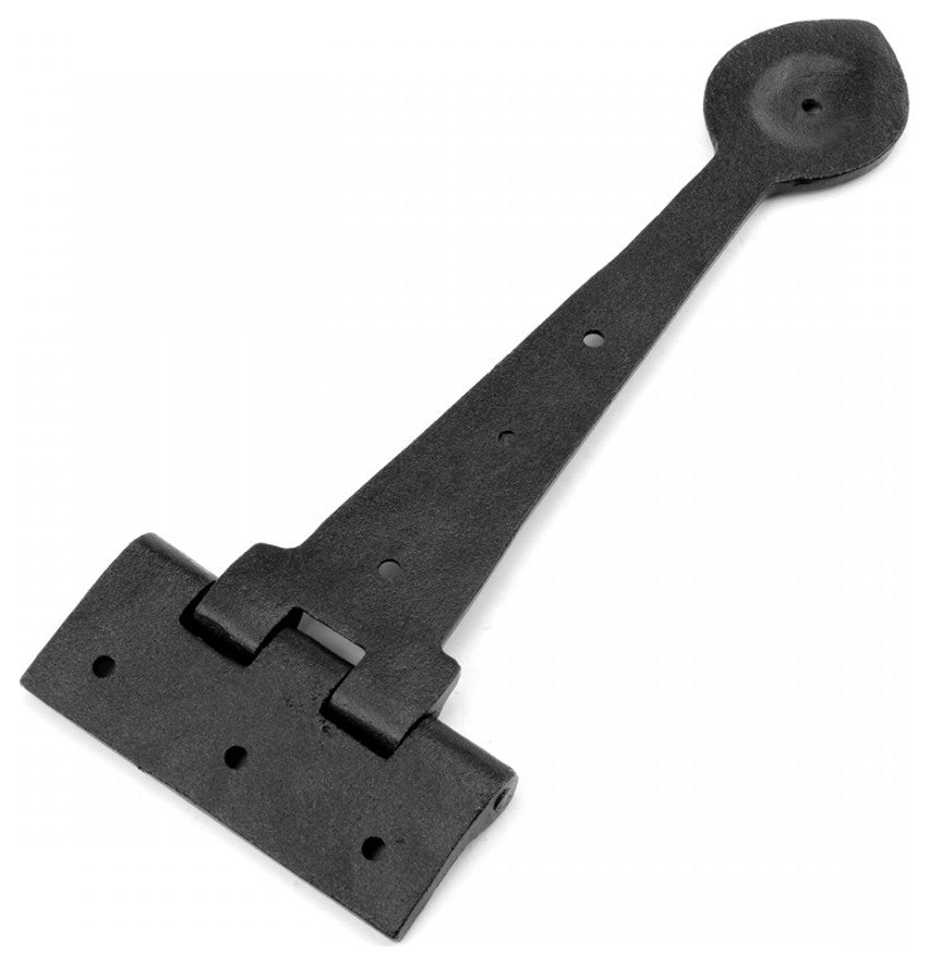 Black Wrought Iron Strap Hinge Pack of 10 Kitchen Cabinet Door Gate Hinges