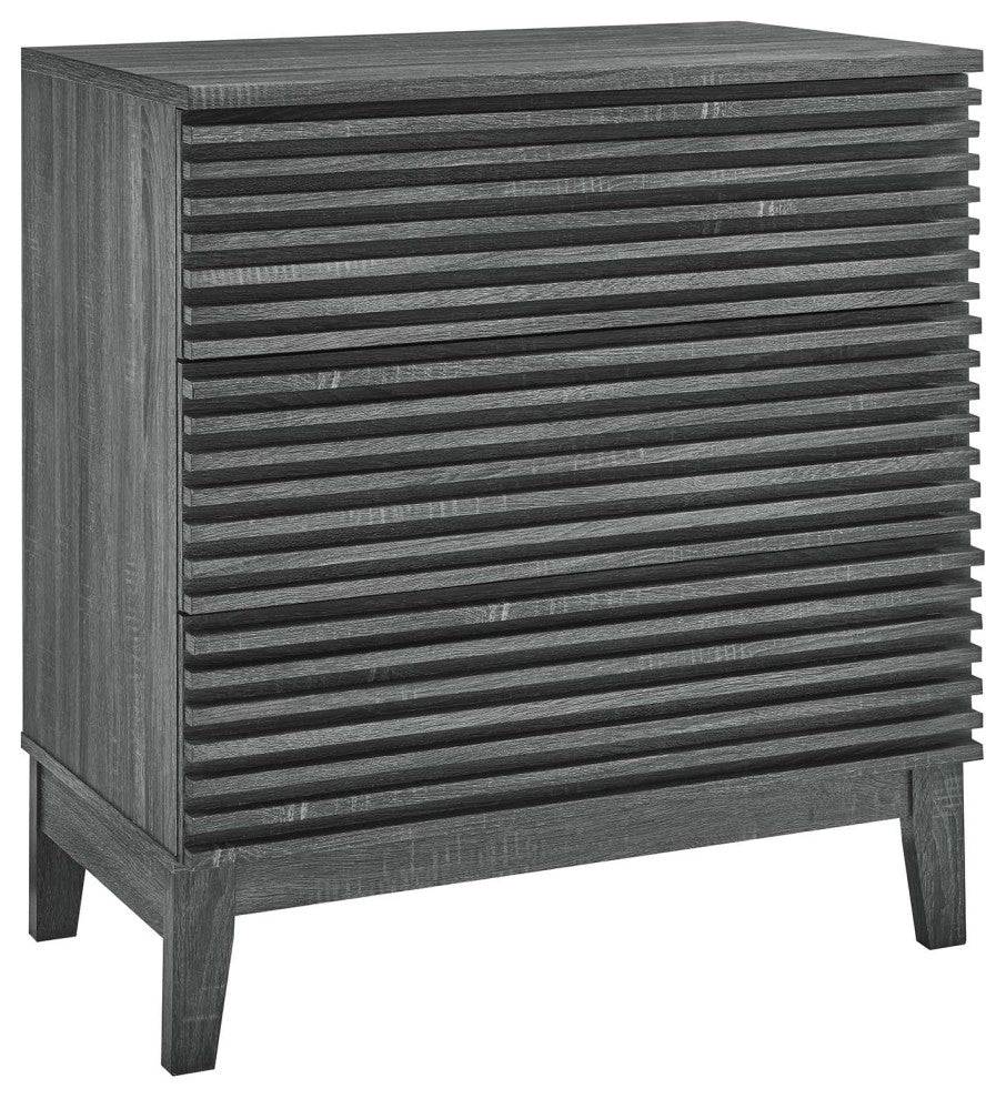 Render 3-Drawer Bachelor's Chest, Charcoal