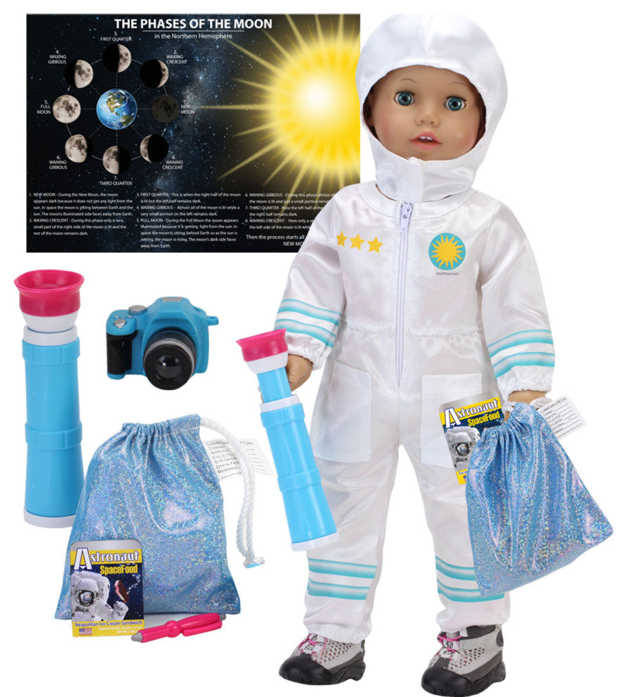 18" Doll 8 Pc Smithsonian Astronaut Accessory