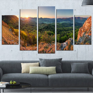 "Spring Forest Slovakia" Canvas Print, 5 Panels
