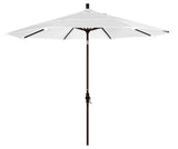 11' Aluminum Umbrella Collar Tilt Bronze, Olefin, White