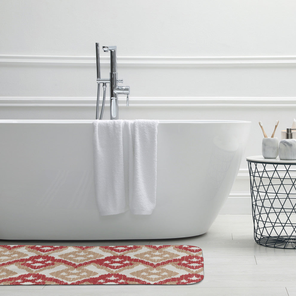 24" x 17" Hipster Bathmat, Ligonberry Red