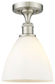 INNOVATIONS LIGHTING 516-1C-SN-GBD-751-LED Ballston Dome Semi-Flush Mount