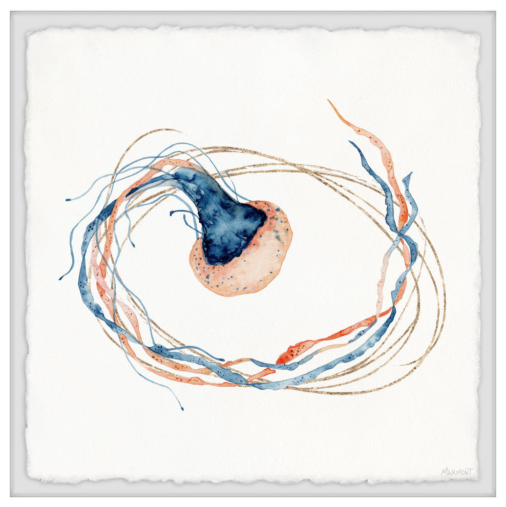 "Float On" Framed Painting Print, 24x24