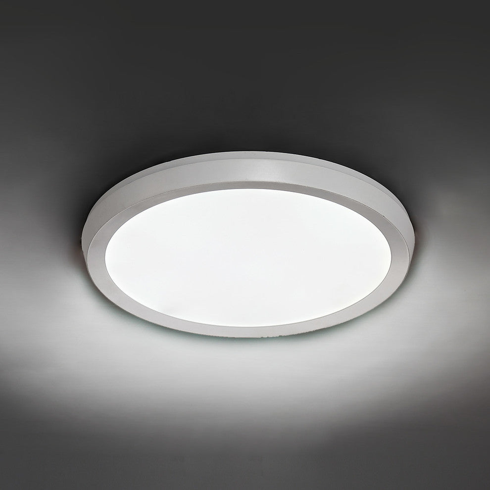 Argo 19" LED Round Flush Mount 3000K, White
