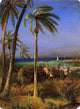 Albert Bierstadt Bahamian View, 21"x28" Wall Decal Print