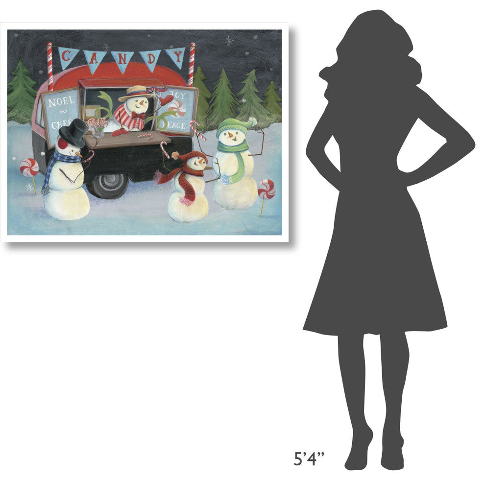 "Christmas on Wheels I Light" Digital Paper Print by Mary Urban, 42"x32"